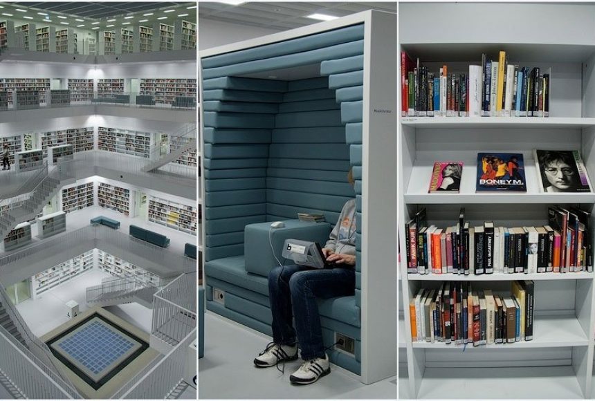 Культура чтения: дизайн интерьера современной библиотеки