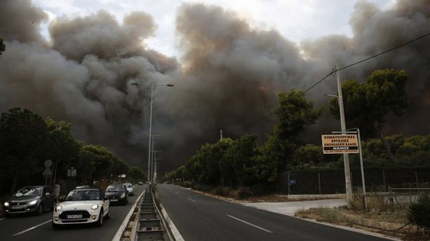 Пожежа в Греції