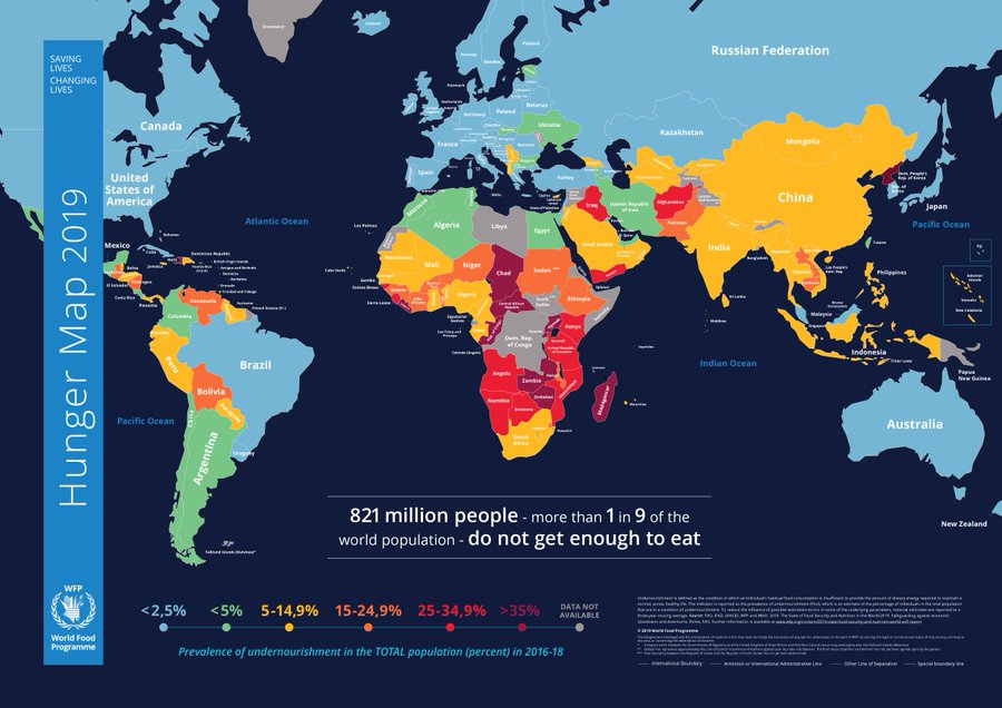 Карта голоду
