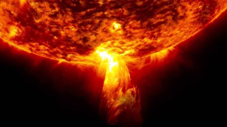 магнітний вибух на Сонці