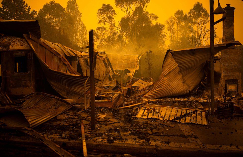 лесные пожары австралия