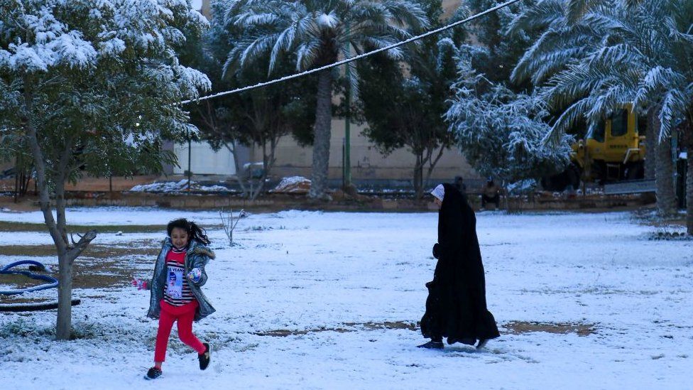 Багдад вдруге за 100 років накрив сніг