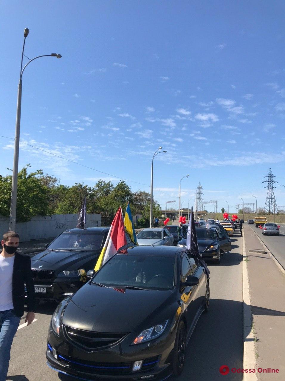 Блокування автопробігу Шарія в Одесі