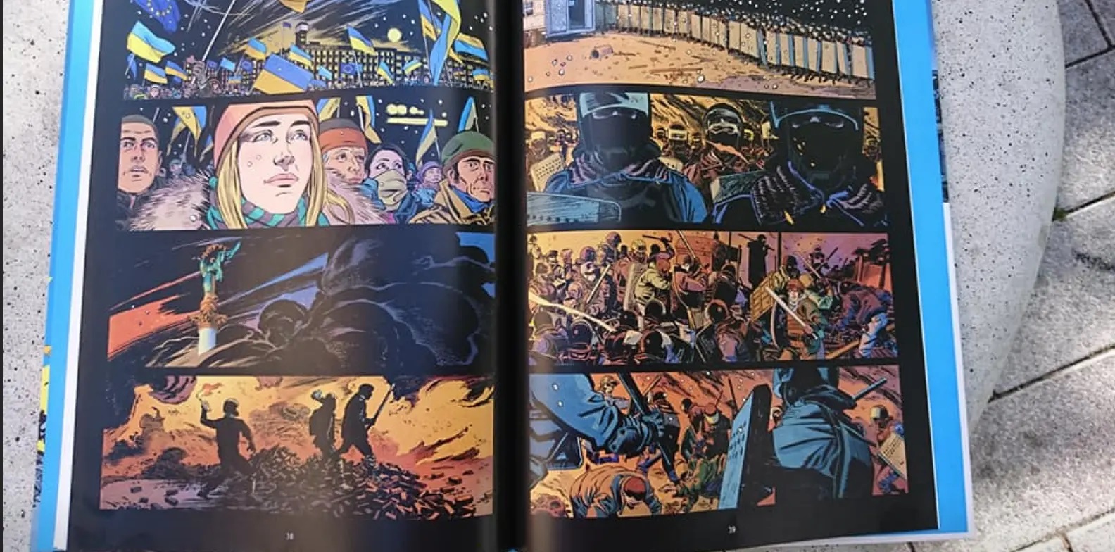 У Франції випустили комікси про Євромайдан в Україні
