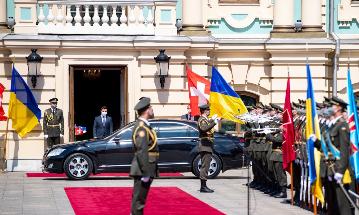 Президенти України та Швейцарії