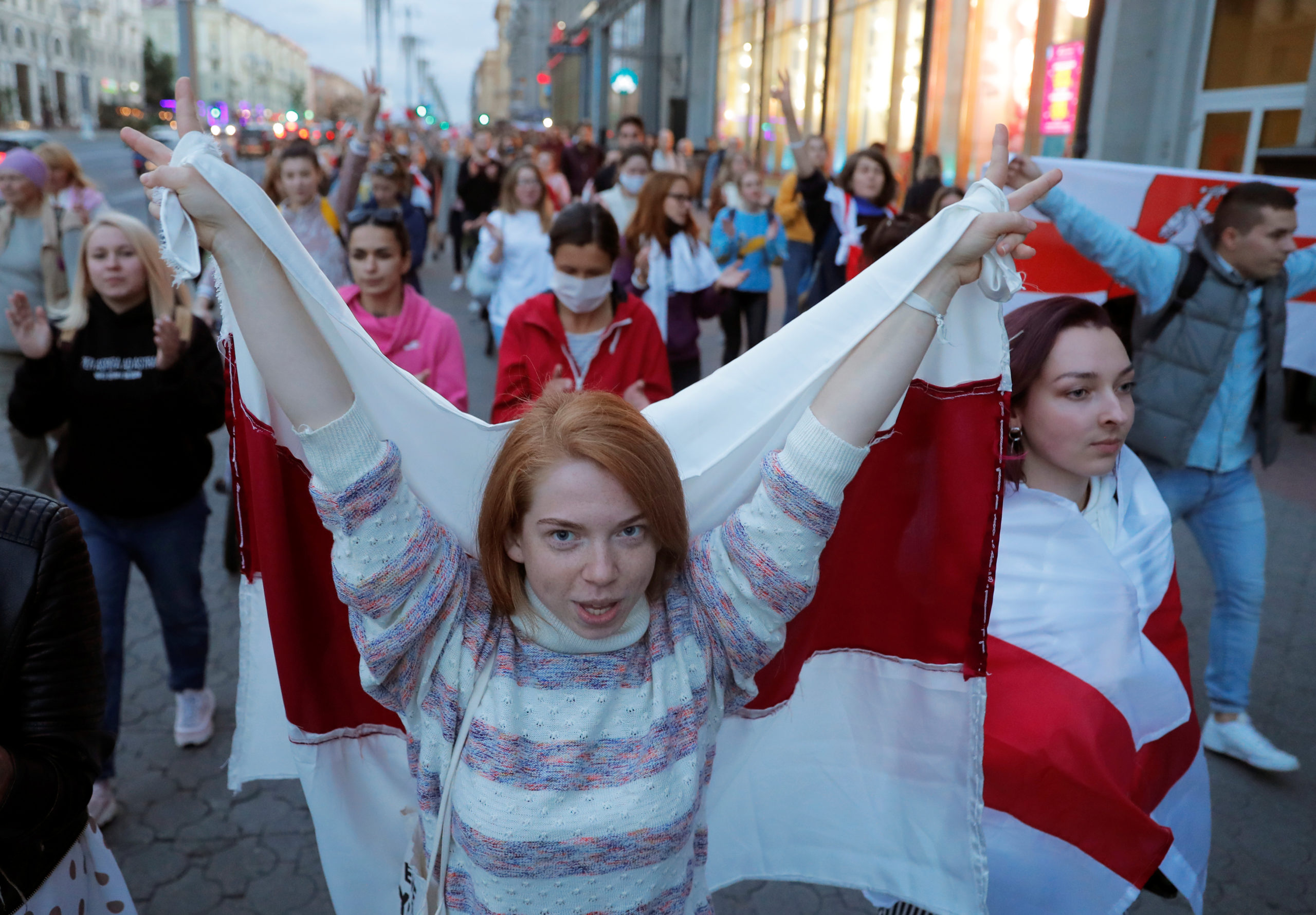 У Мінську проходить жіночий марш солідарності, затримали двох українських журналістів: відео
