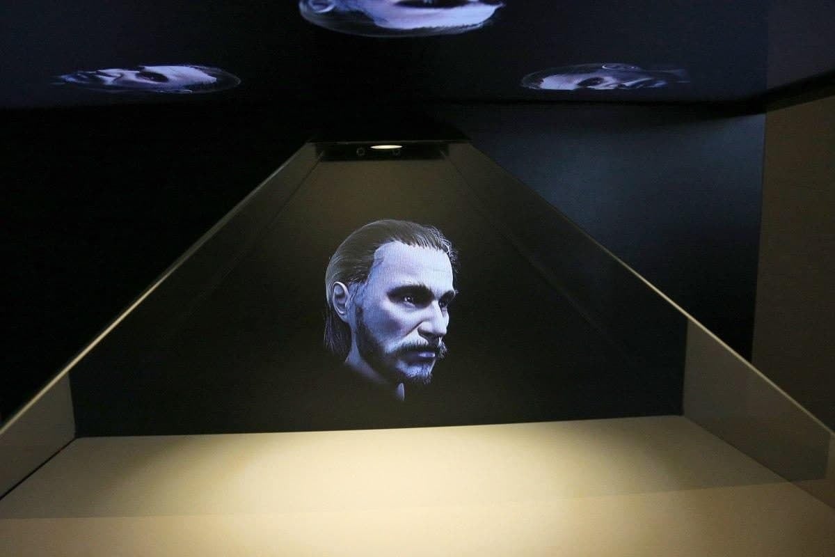 3D голограма обличчя Ярослава Мудрого