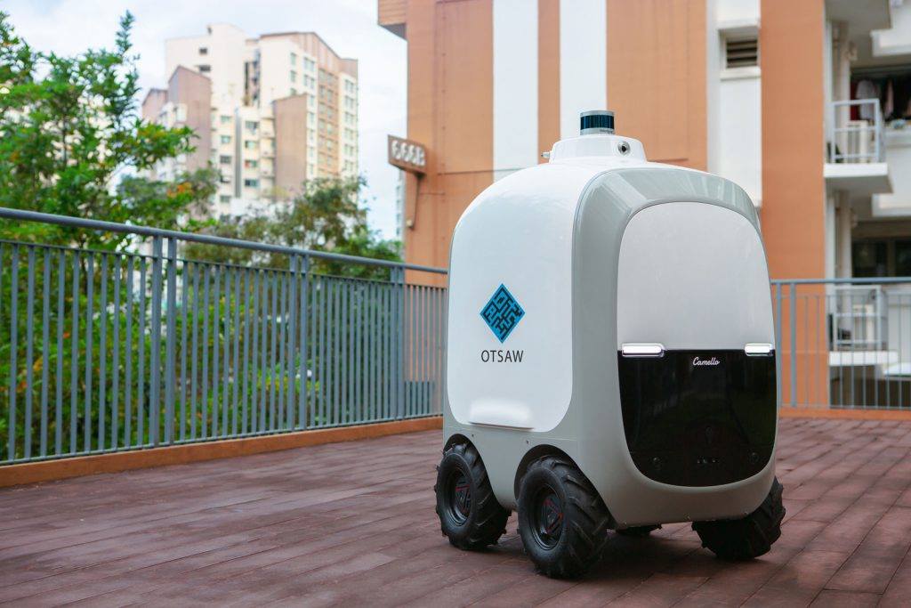 У Сінгапурі розробили роботів-кур'єрів