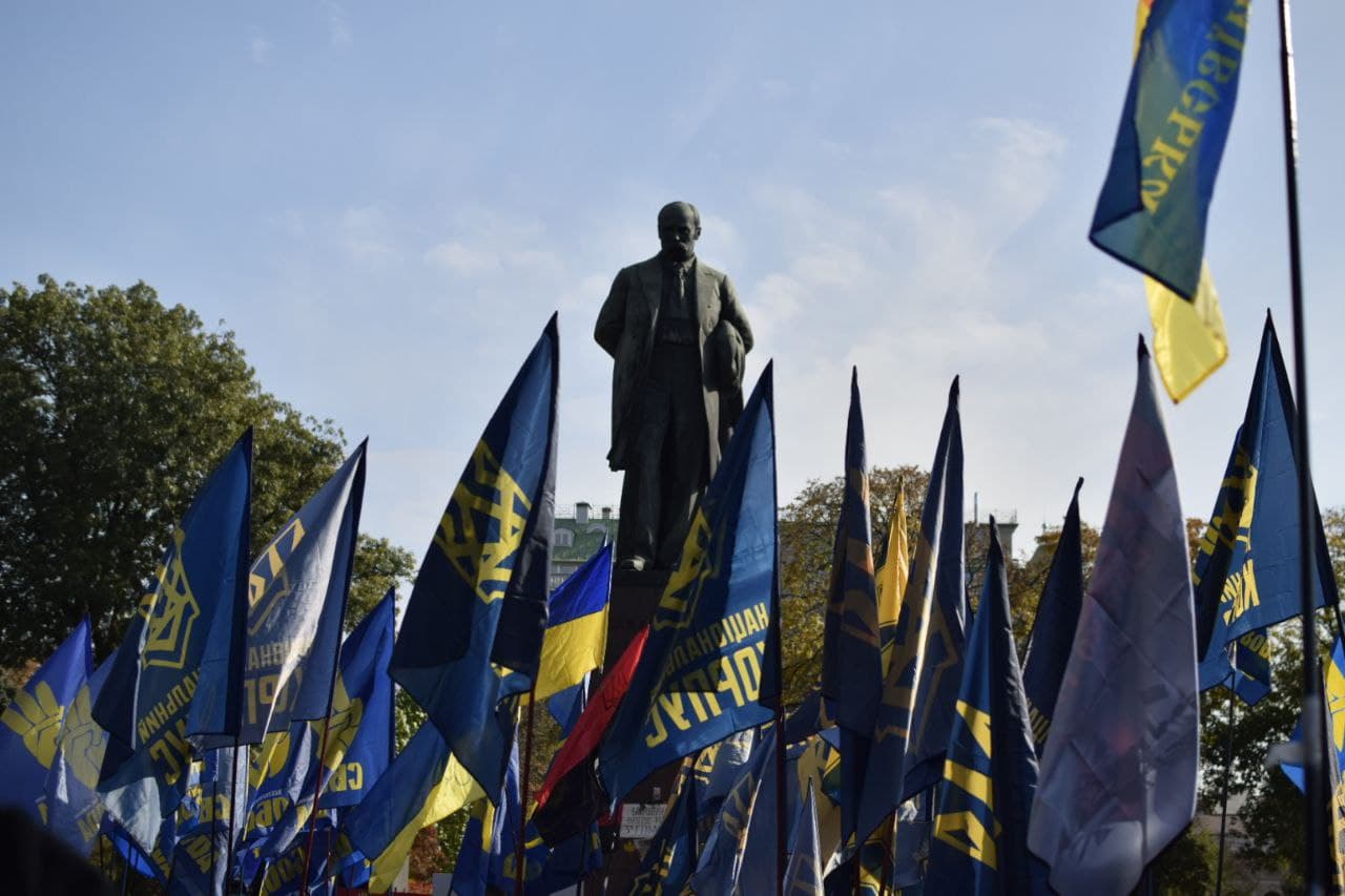 У Києві пройшов марш до Дня захисників і захисниць України