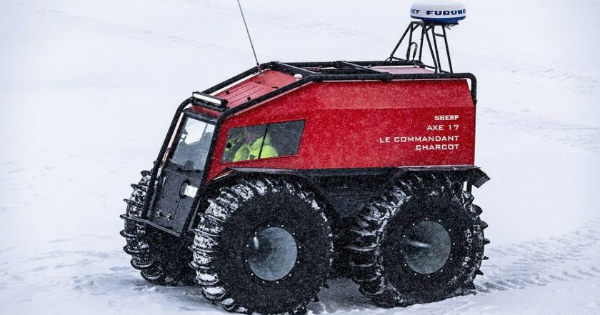 Vehículo todoterreno único de Ucrania probado en condiciones polares