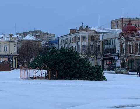 впала ялинка у Кропивницькому