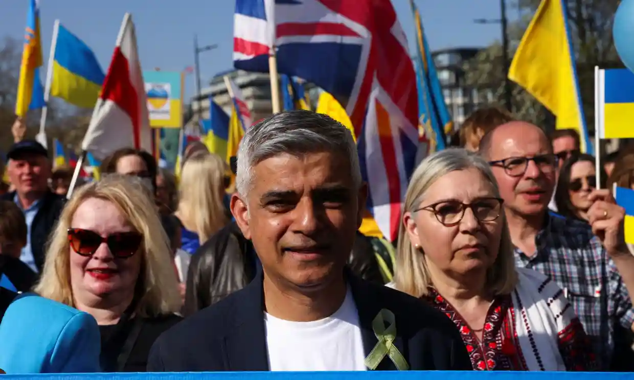 Лондон марш солідарності з Україною