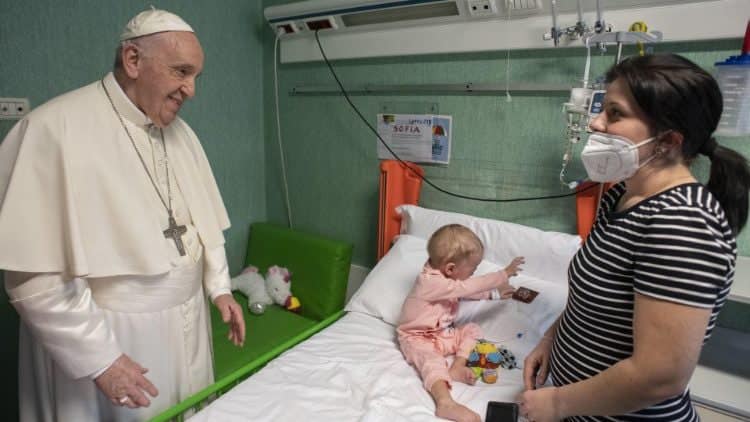 Папа Римський відвідав українських дітей