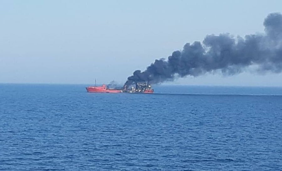 Russian missile hits tanker drifting in Black Sea, Ukraine says