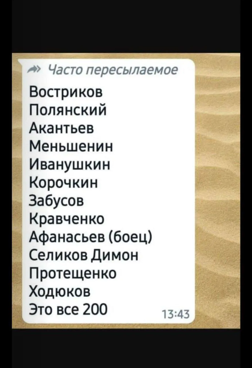 список окупантів, що загинули в Лисичанську