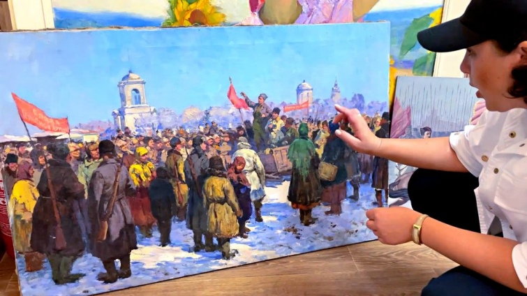 Робота художника Анатолія Шкурка також буде представлена у музеї радянської пропаганди
