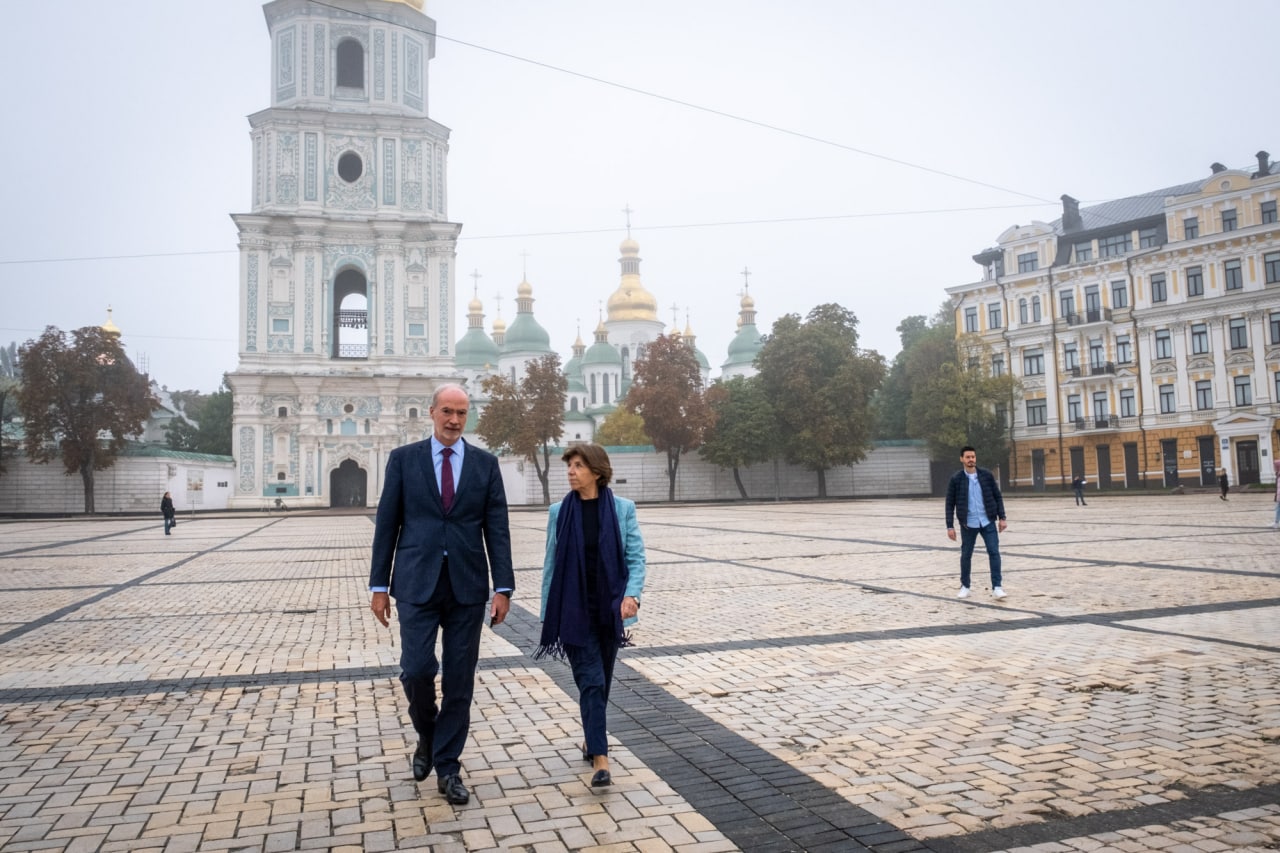 Очільниця МЗС Франції Катрін Колонна у Києві