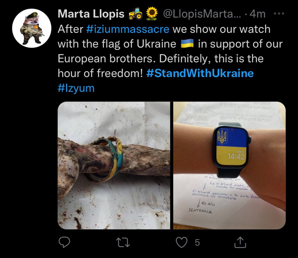 Ізюм у Twitter запустили флешмоб на підтримку Україну