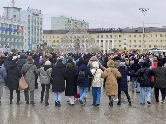 Якутськ, протест проти геноциду та мобілізації