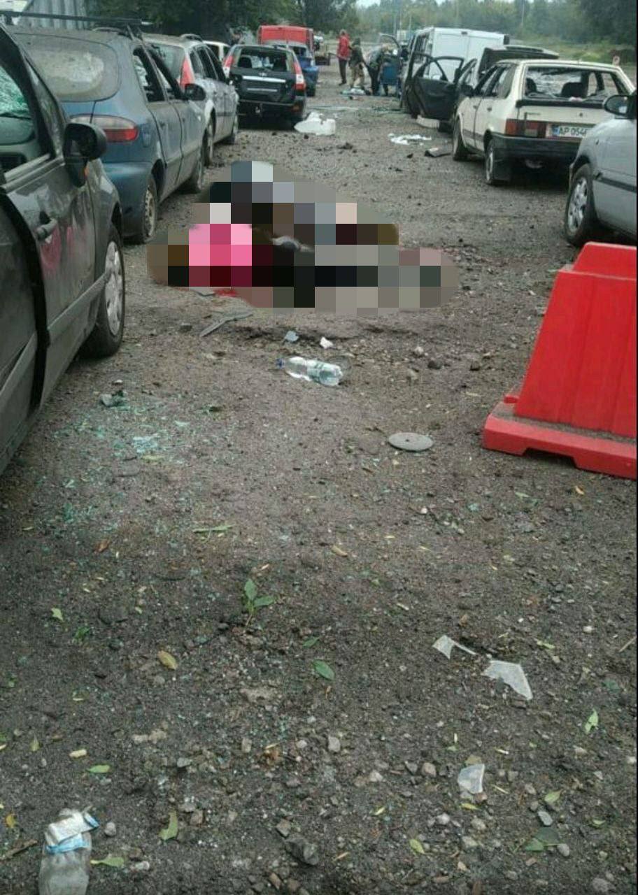 росіяни обстріляли гуманітарну колону на околиці Запоріжжя: 23 загиблих і 28 поранених