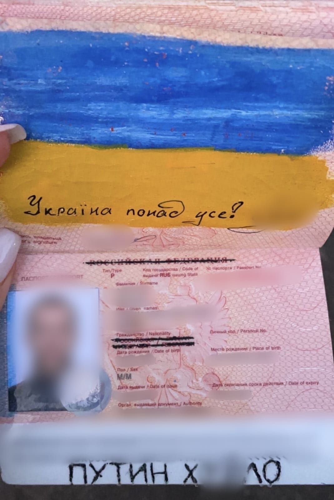 паспорт росіянина