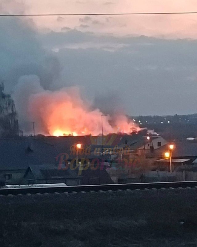 У Воронежі вибух та пожежа