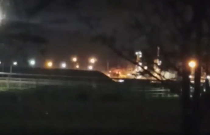 пожежа на нафтозаводі на Кубані