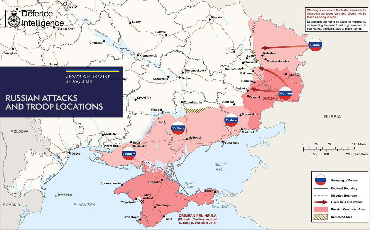 Карта війни в Україні. Британська розвідка показала актуальні дані