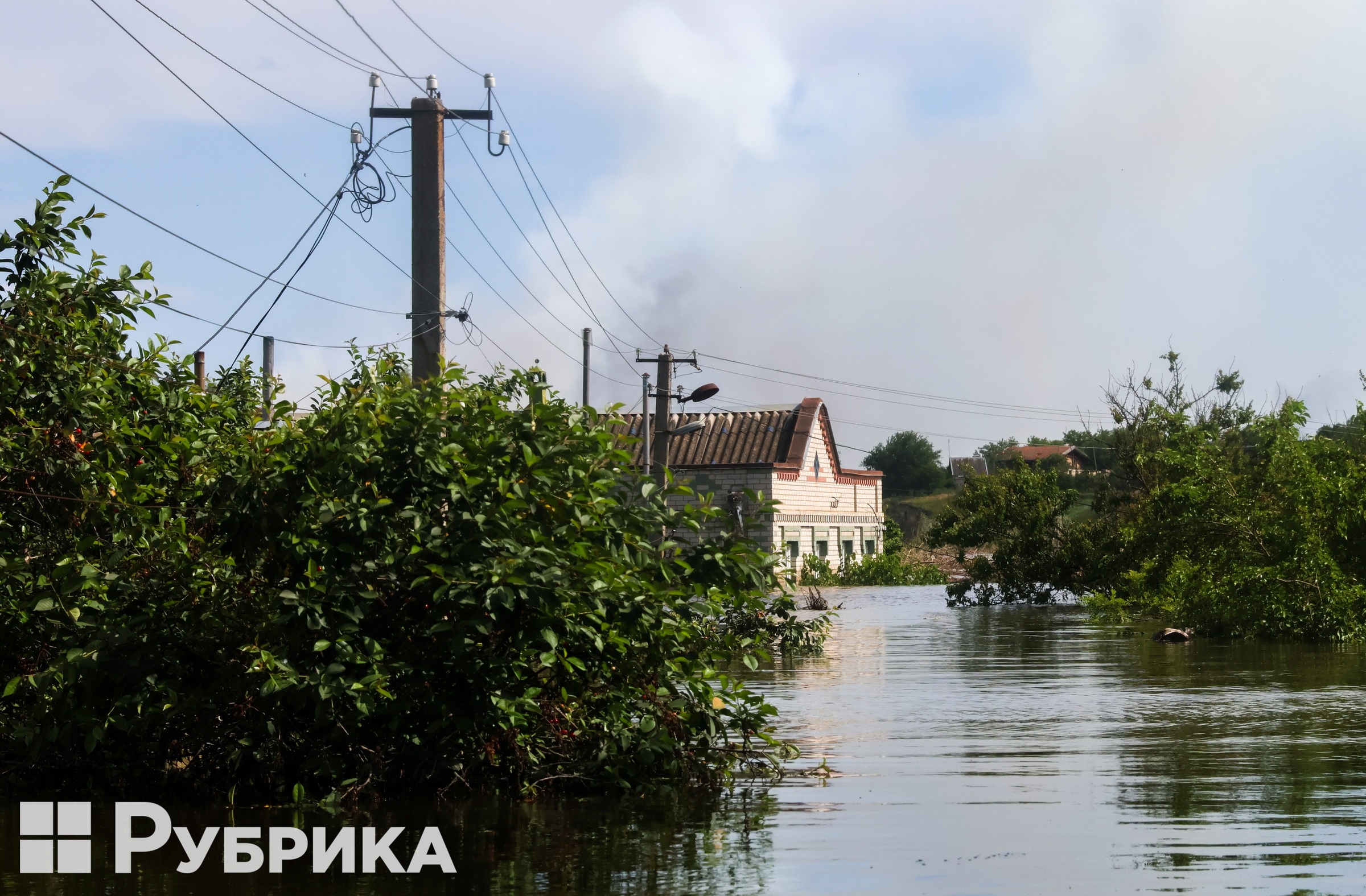 село Садове на Херсонщині затопило