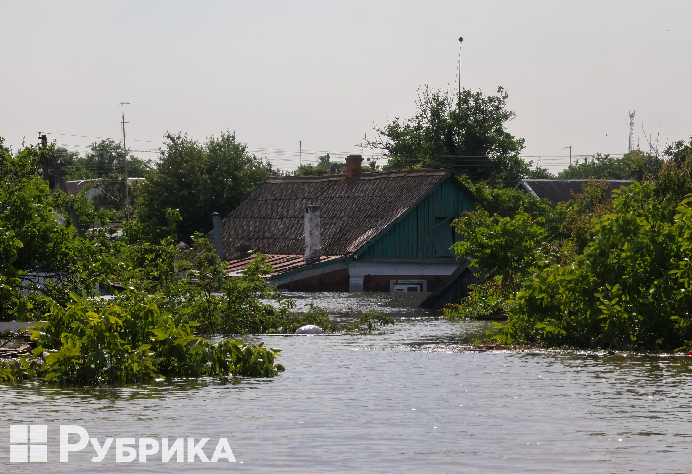 село Садове на Херсонщині затопило