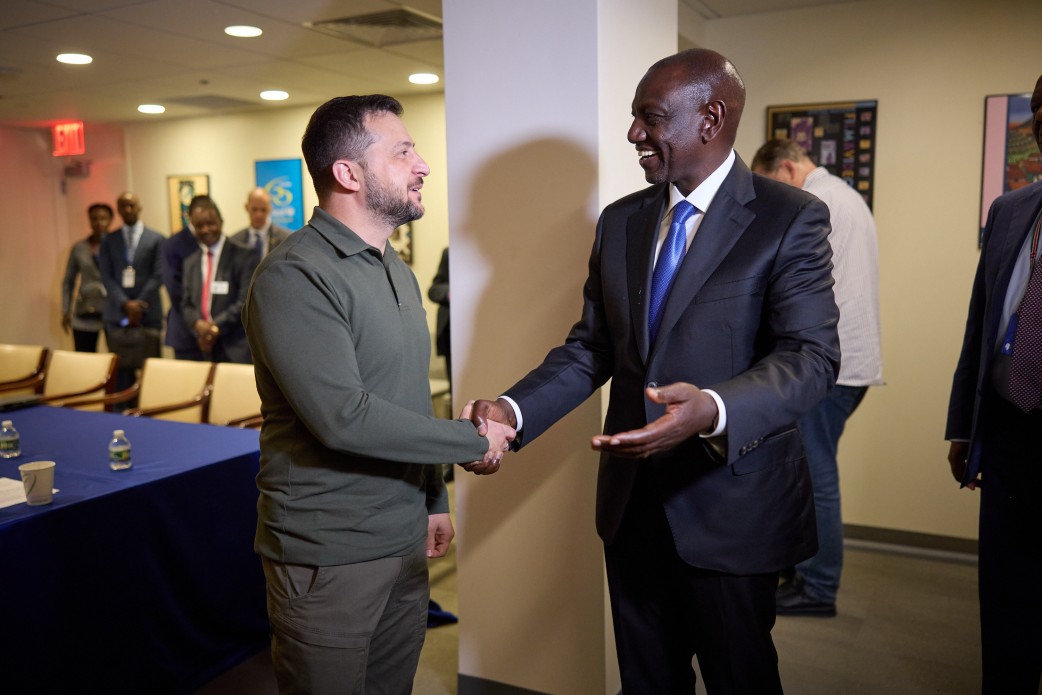Зеленський зустрівся з Президентом Кенії