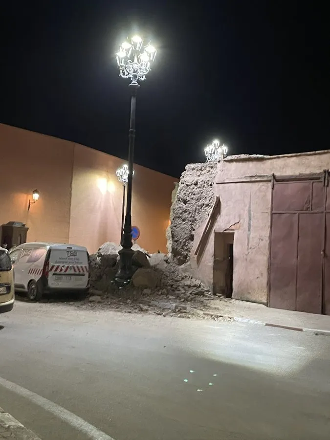 Марокко, землетрус