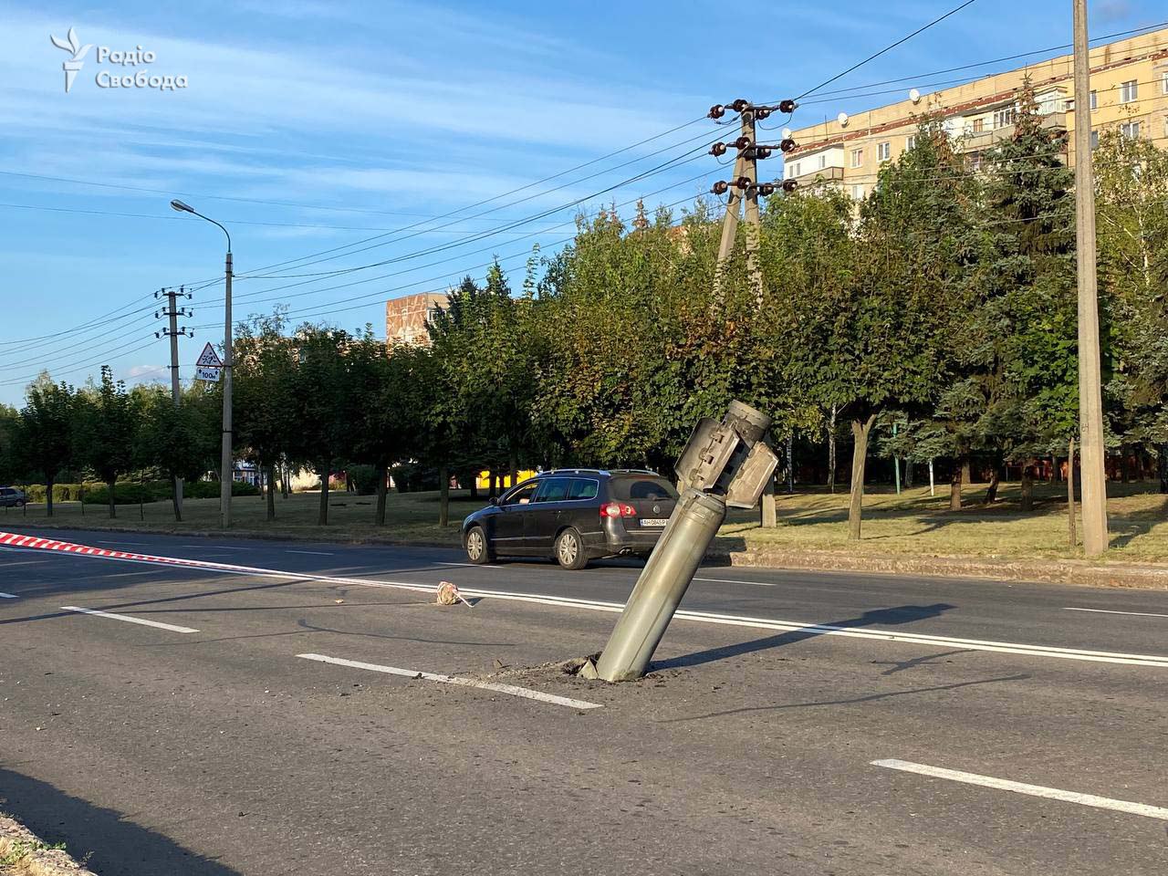 ракет влучила в дорогу