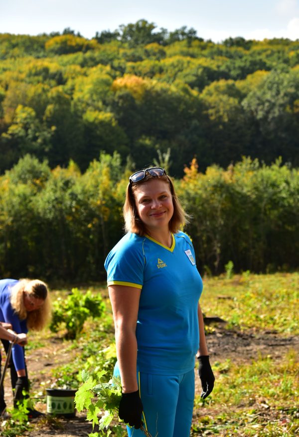 Олімпійський ліс, спортсмени