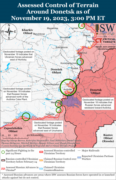 карти боїв ISW