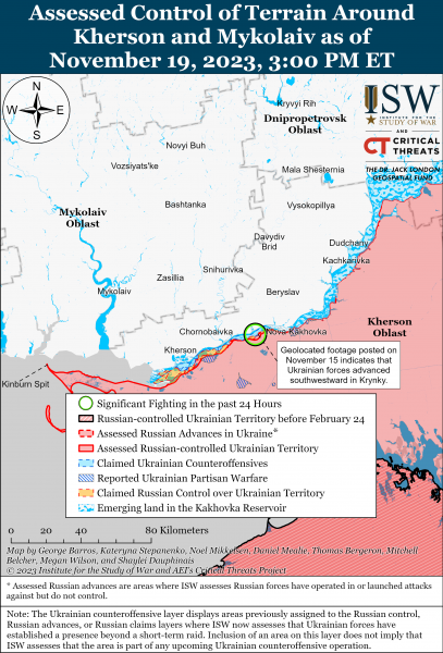 карти боїв ISW