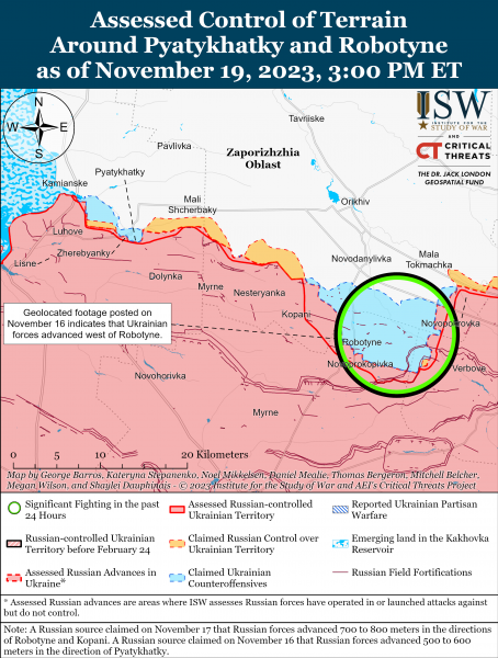 карти боїв ISW