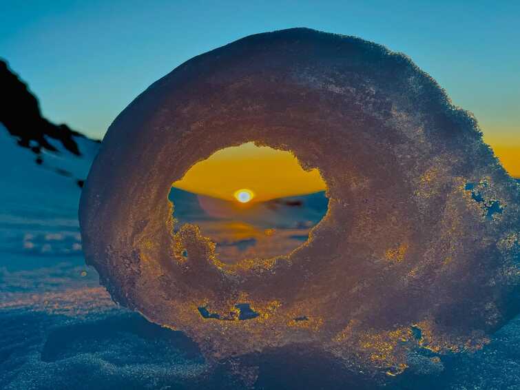 Снігові пончики, Антарктида