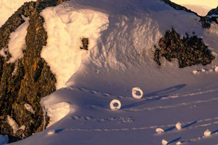 Снігові пончики, Антарктида