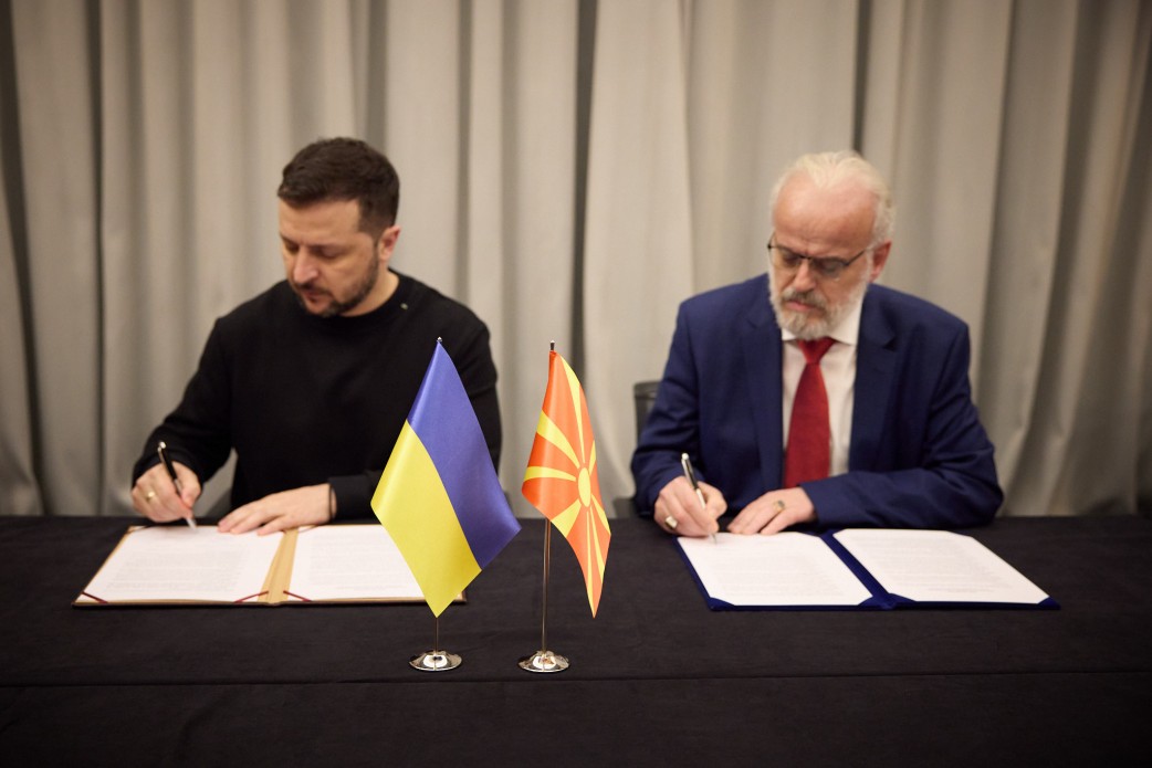 Зеленський та Прем'єр-міністр Північної Македонії підписали