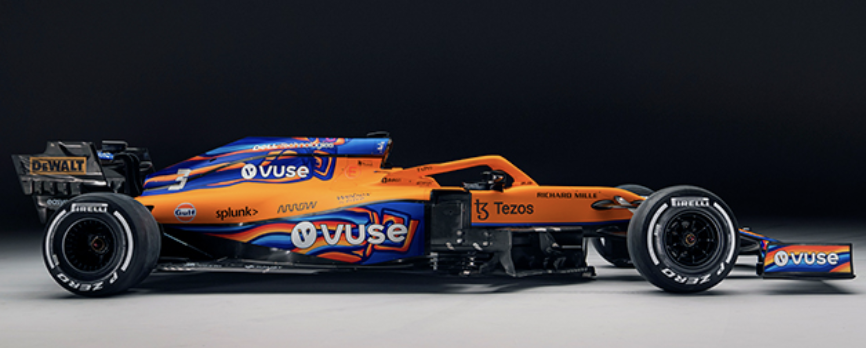 Авто McLaren Racing з лого електронної сигарети від BAT 
