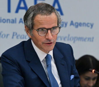 IAEA chief Grossi arrives in Ukraine to visit Kyivska substation