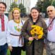 Sunflower planting action held in Washington in support of Ukraine