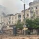 Russian missile attack leaves Dnipro building ablaze, causing fatalities and casualties