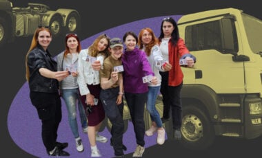 Getting into truck driving: How Ukrainian women overcome stereotypes and learn "men's" profession