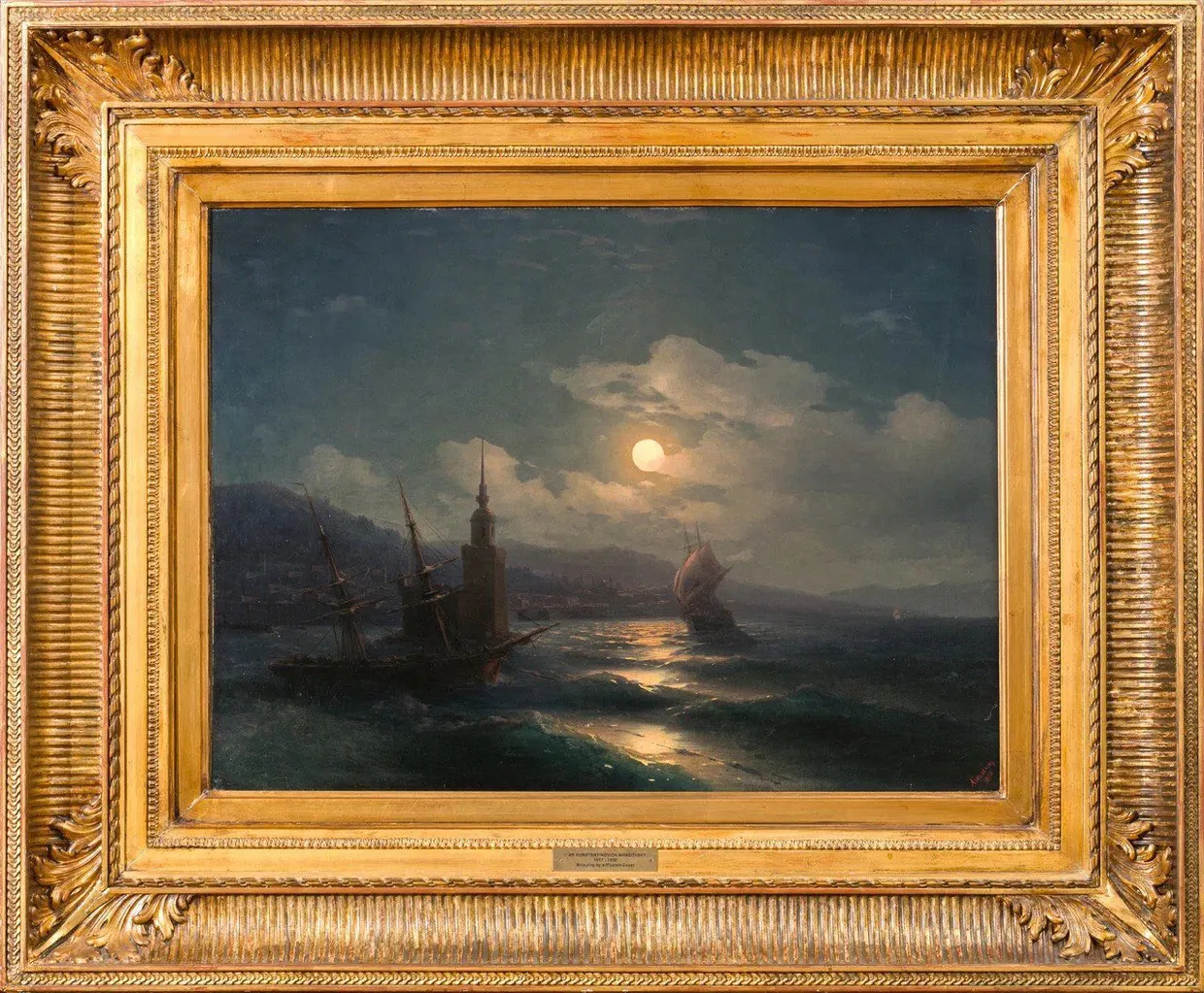 Moonlit Night by Ivan Aivazovsky stolen during the Russian occupation of Crimea