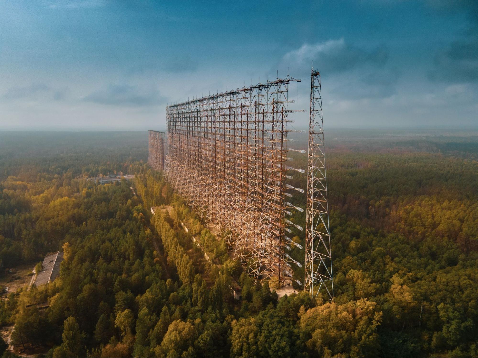 Duga radar in the Chornobyl exclusion zone