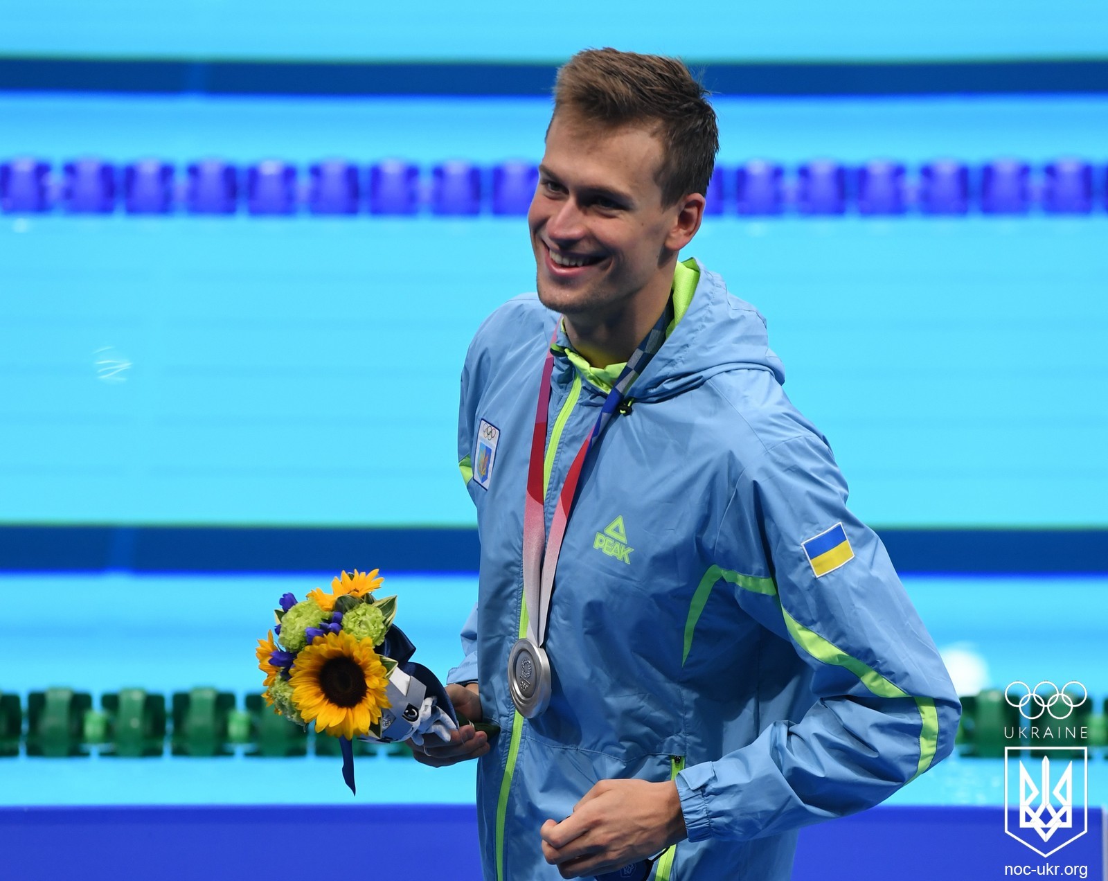 Ukrainian swimmer Mykhailo Romanchuk