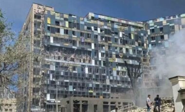 Russian rockets strike Okhmadyt Children's Hospital in Kyiv amid mass attack on June 8