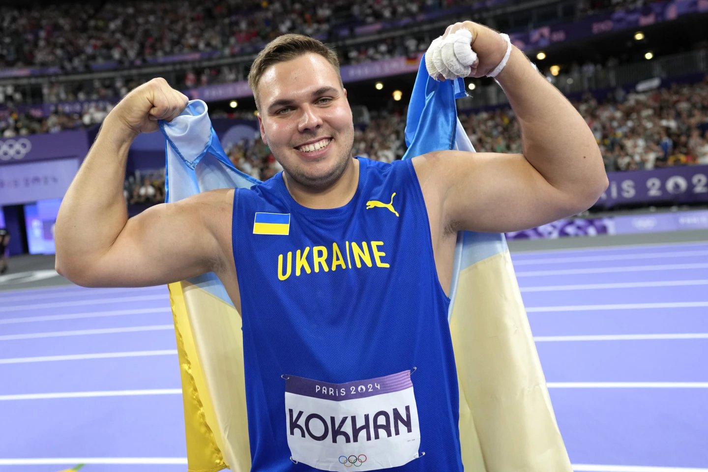 Ukrainian athlete Mykhaylo Kokhan